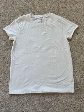 Madewell Womens T Shirt Short Sleeve XS White Basic Plain Top Crew Neck